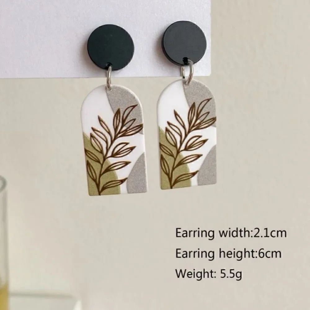 Resin earrings    - Picture 3 of 3